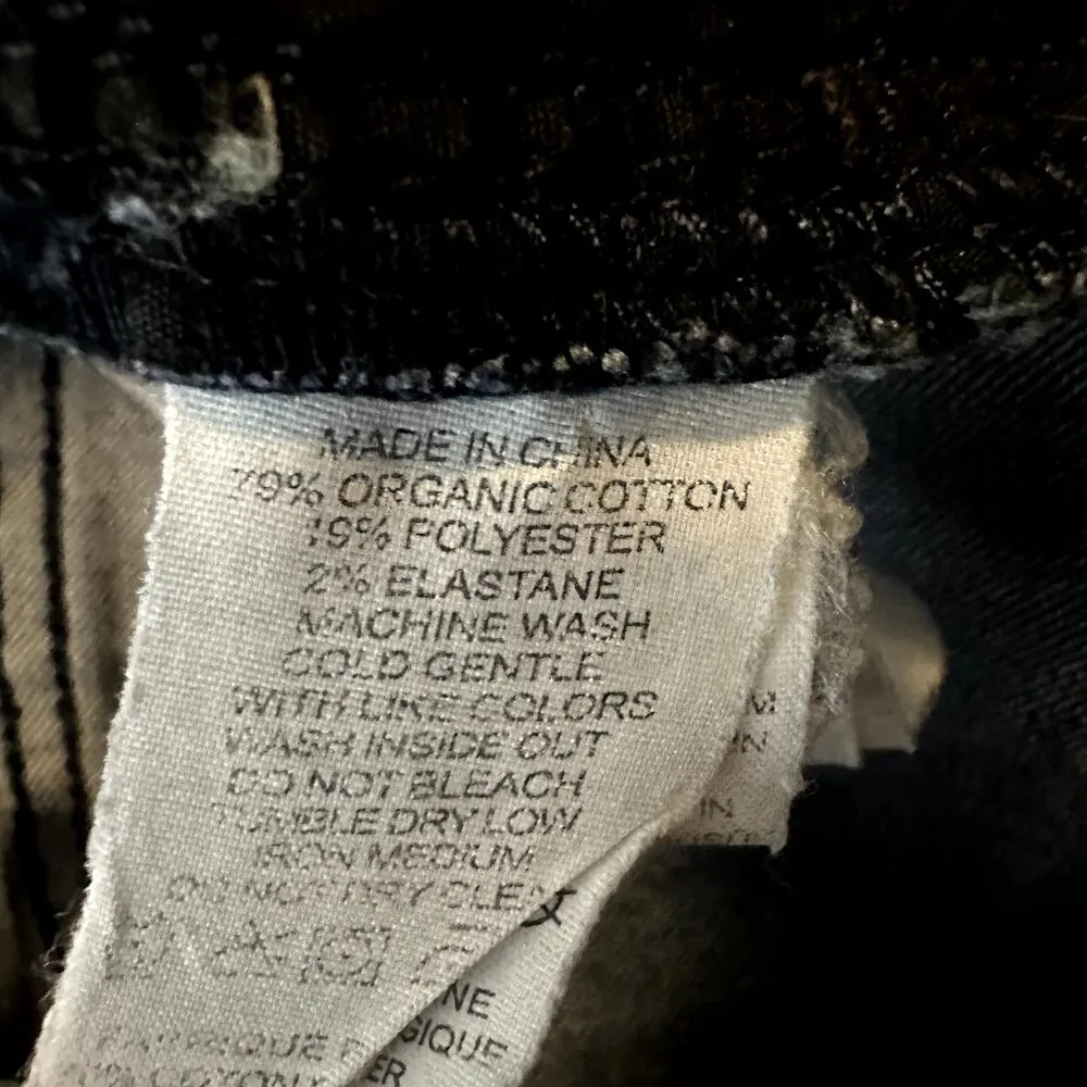 prAna Kara Skinny Jeans Slim Fit Low Rise Foldable Cuffs Dark Wash 2/26 - Image 4