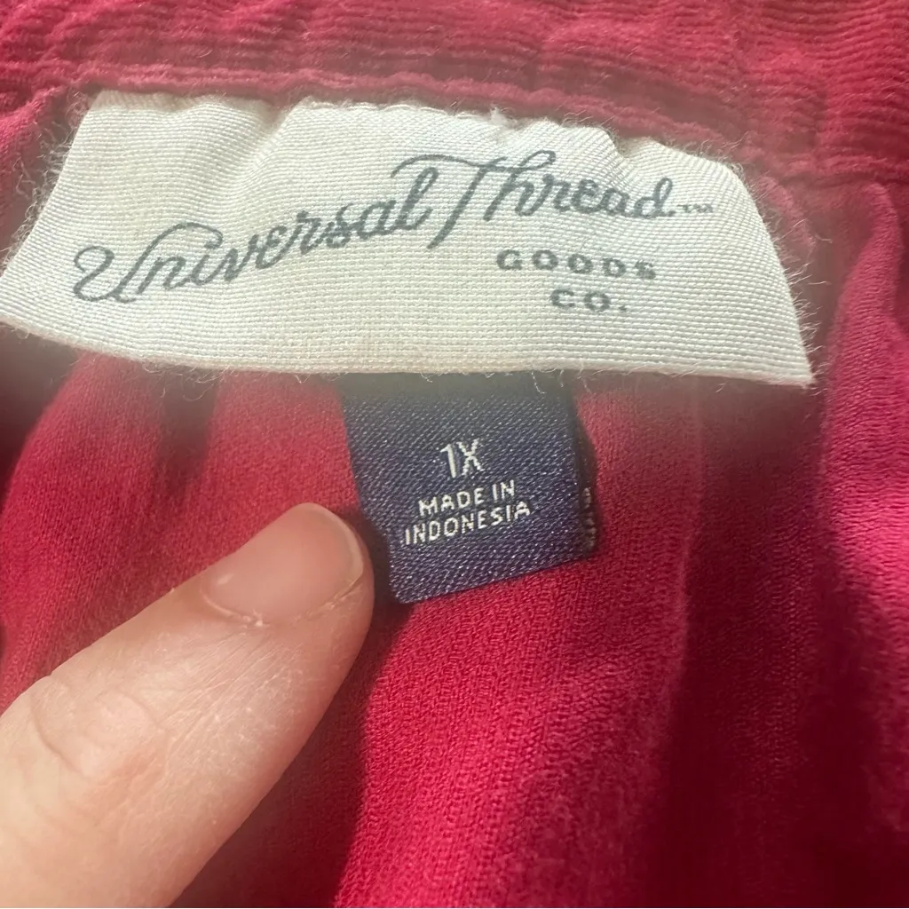 Universal Thread Burgundy Blouse - Image 3