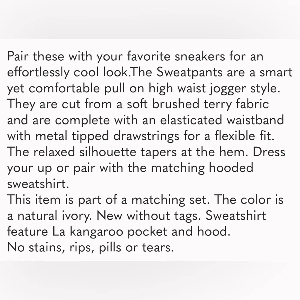 We Wore What Oversized Sweatshirt & Sweatpants Set, Large - Image 8