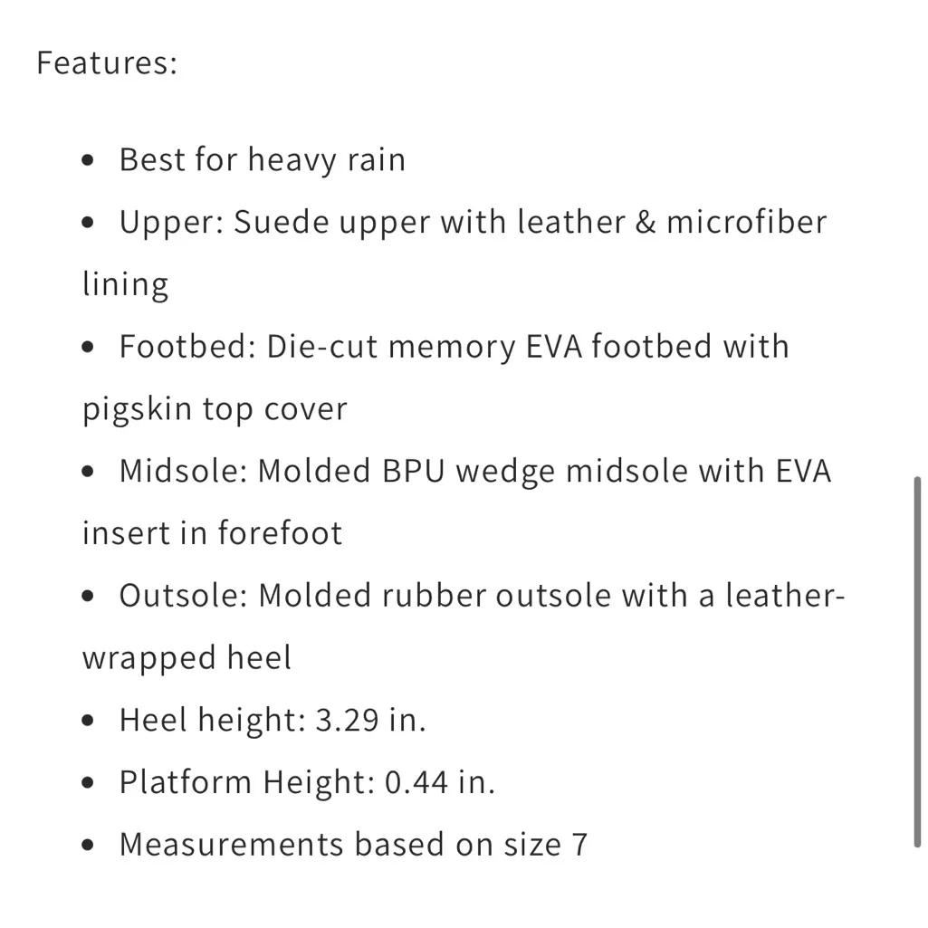 SOREL After Hours Brown Suede Wedge Ankle Bootie SZ US 7.5 Heeled Boot Lug Sole - Image 2