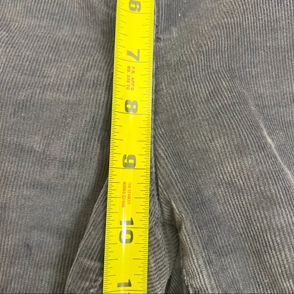 BODEN Women's Corduroy Gray Bootcut Denim Jeans Cotton Blend Size 10P Classic - Image 11