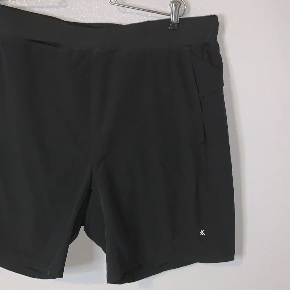 Kyodan  black workout running athletic shorts with pockets - Image 2