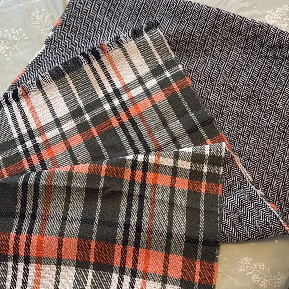 Double Sided Blanket Scarf // FALL SHAWL - Image 3