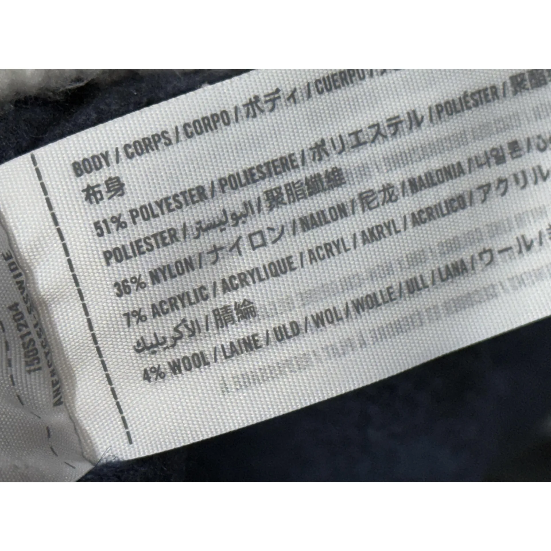 Abercrombie & Fitch Blue White Striped Knit Long Sleeve V-Neck Sweater Size L - Image 4