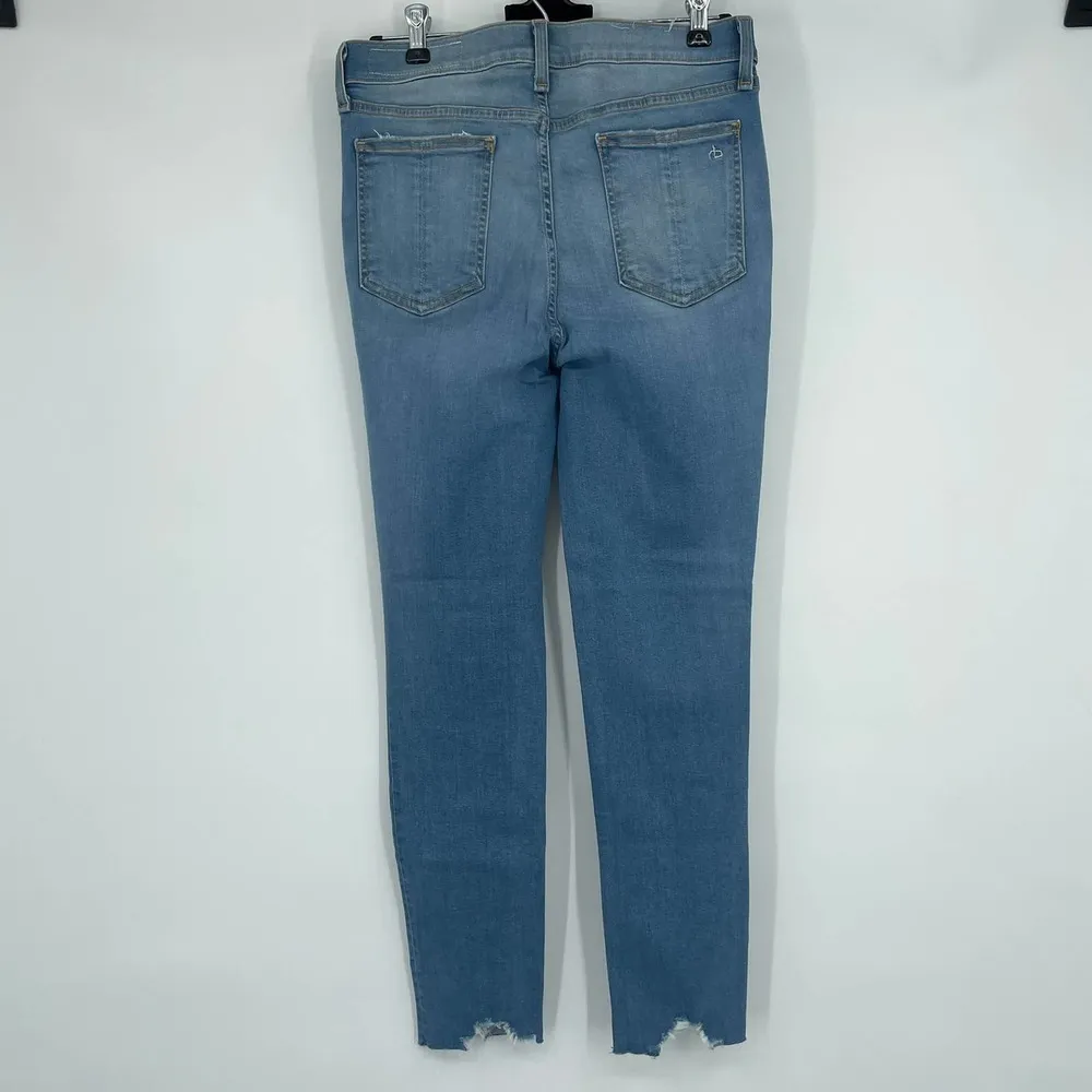 NWOT Rag & Bone Ankle Skinny Stretch Mid Rise Jeans in Hamilton Size 30 - Image 8
