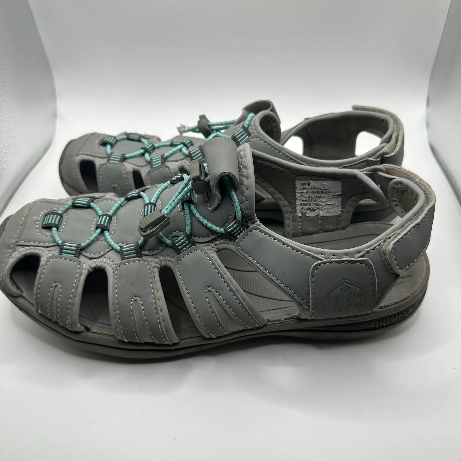 Khombu Water Sandals Women's Size 10 M Grey Aqua Lace Up Sport Outdoor - Image 5