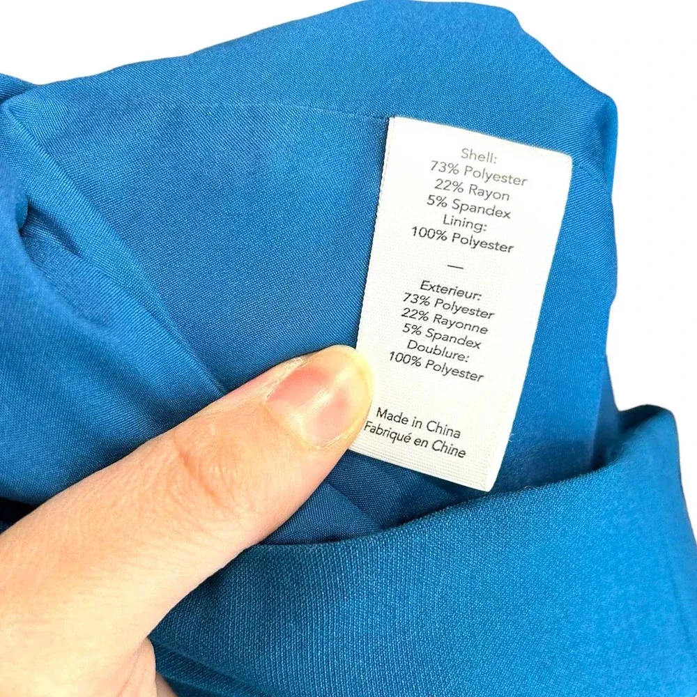 Likely‎ Fairbanks Mini Sleeveless Cocktail Dress In Cerulean Blue Size 0 - Image 9