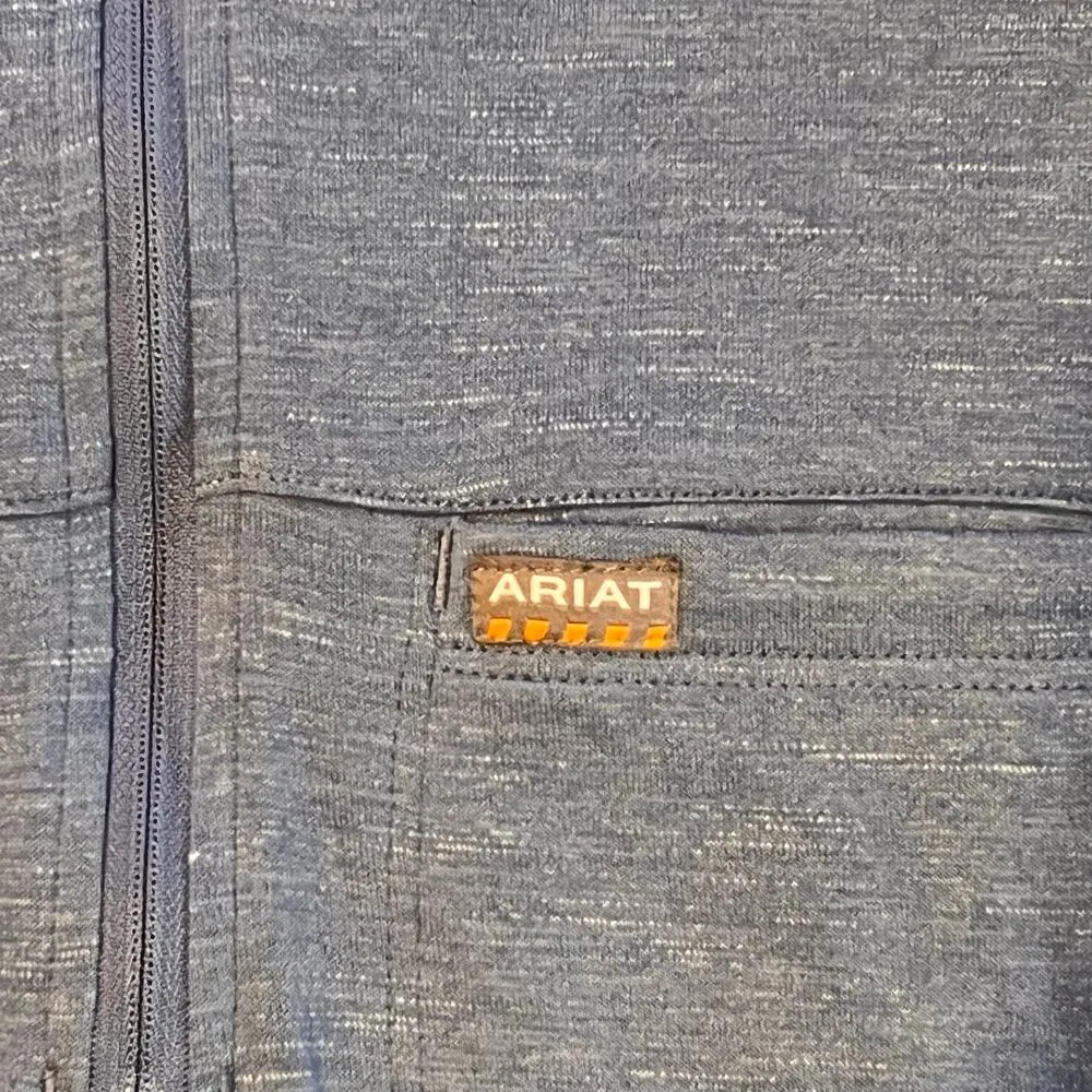 Ariat Women's Rebar Foundation 1/4 Zip Long Sleeve Shirt Blue  Size Large - Image 7