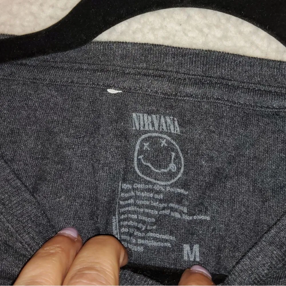 Nirvana Tee Shirt. Unisex.   Medium      LTOP283 - Image 3