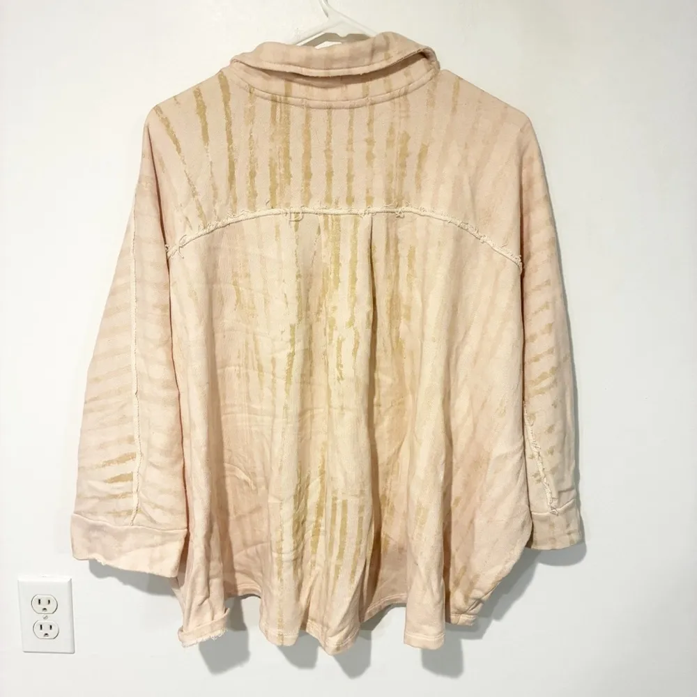 Free People We The Free Women's Shirt Jacket XS Pink Montauk Oversized - Image 6
