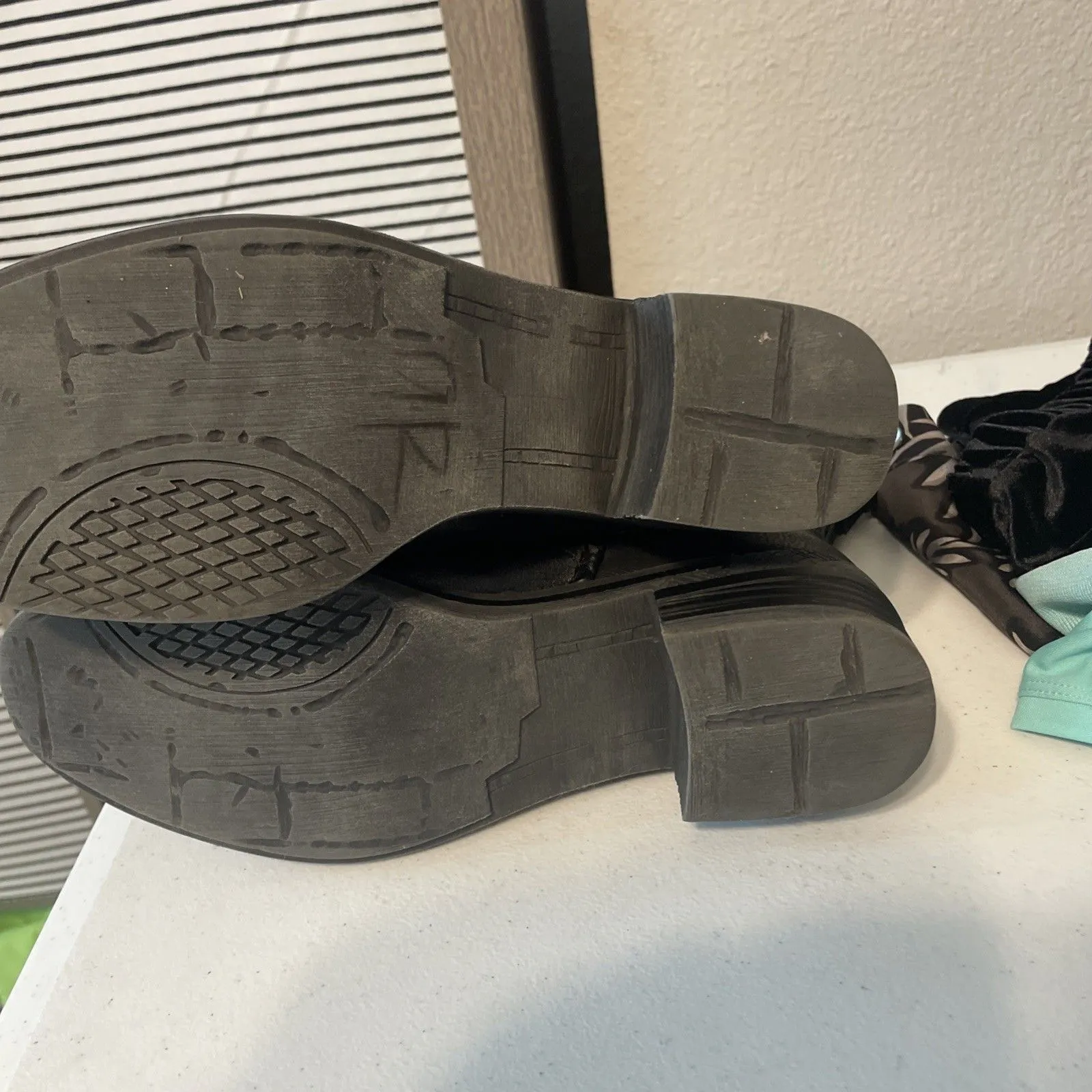 HOCUS POCUS Women's Black Boots Size 8 Back Zip Malika - Image 11