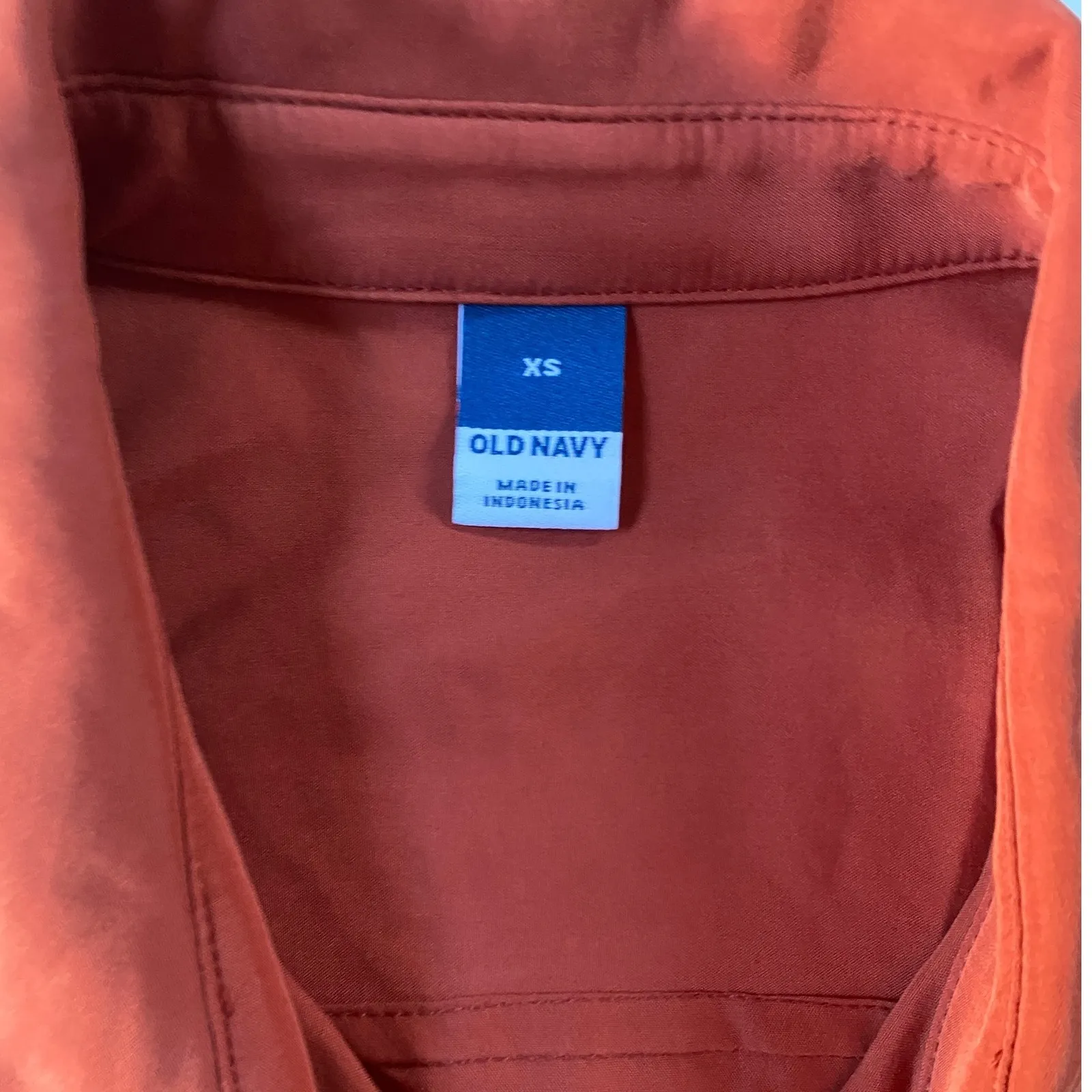 Old Navy Short Sleeve Double Pocket Bronzed Amber Waist Defined Dress - XS NWT - Image 8