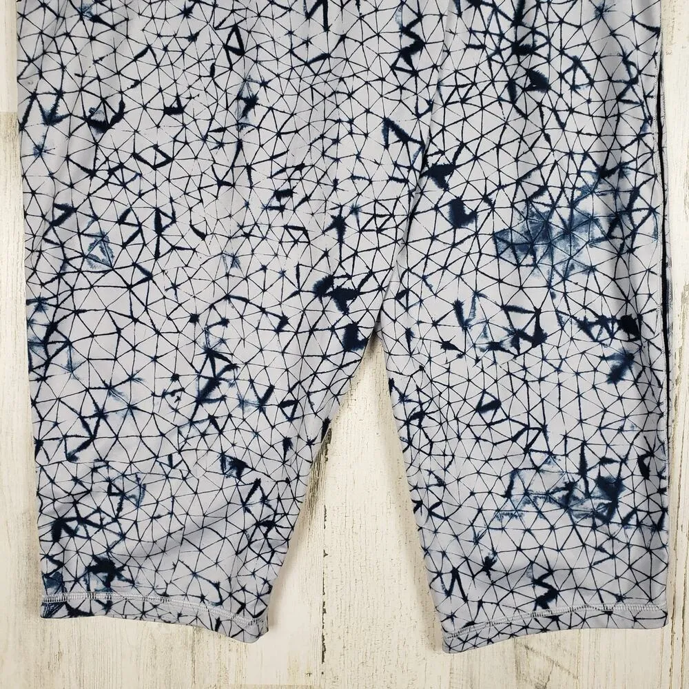 Lululemon Athletica Star Crushed Silver Fox Deep Navy Retreat Yogi Crop Pants 8 - Image 5