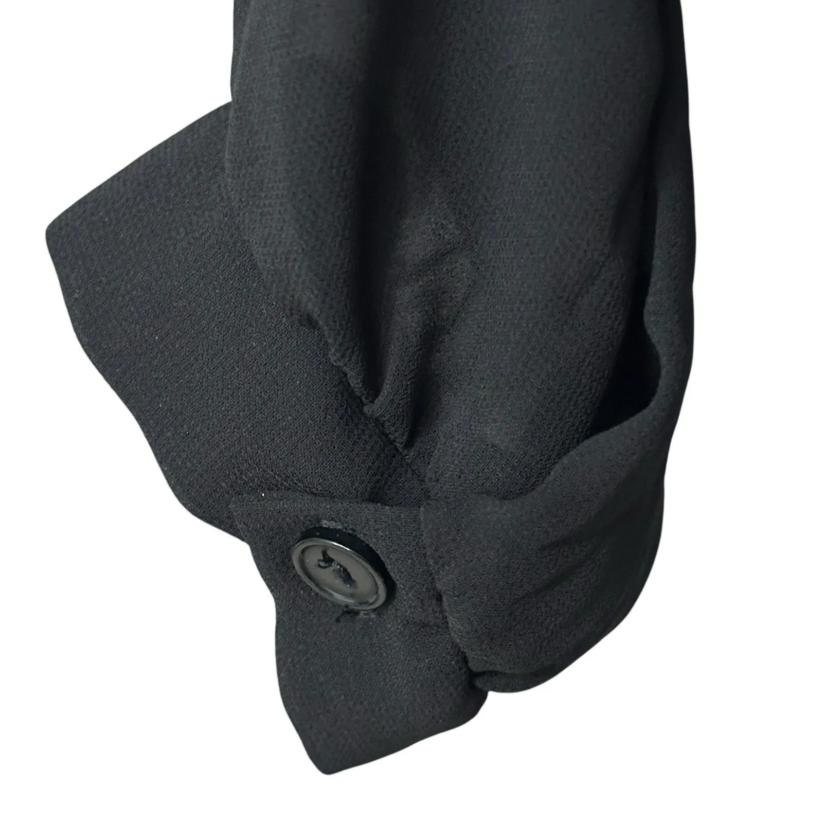 ASTR ~ Size XS~‎ BOHO FESTIVAL! Black Crochet ROSEANNE Pleated Shorts Romper - Image 5