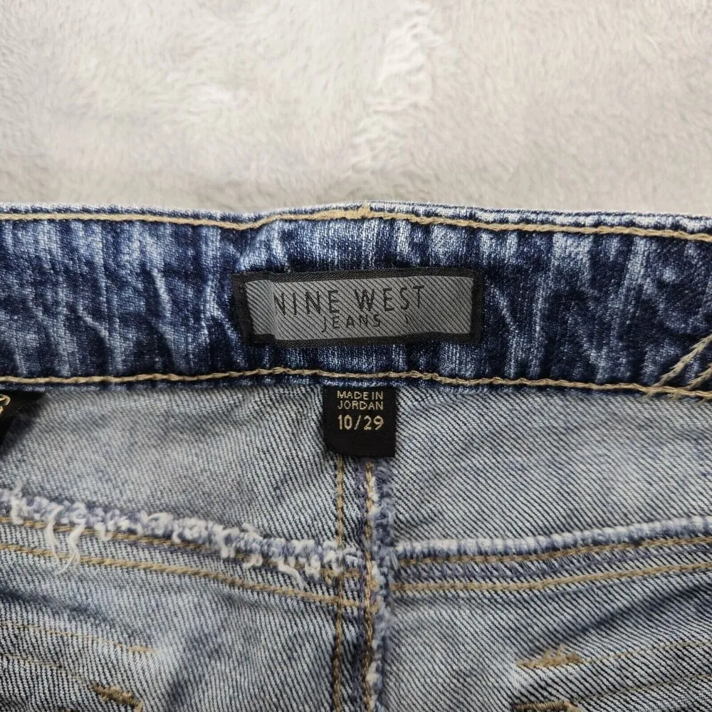 Nine West Jeans Women's Size 10 Average Waist 29 Flap Pockets Stretch - Image 5