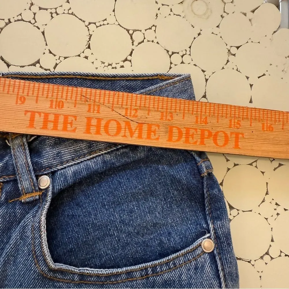 Repair Brand vintage sunflower embroidered jeans size7/8 Blue Size undefined - Image 9