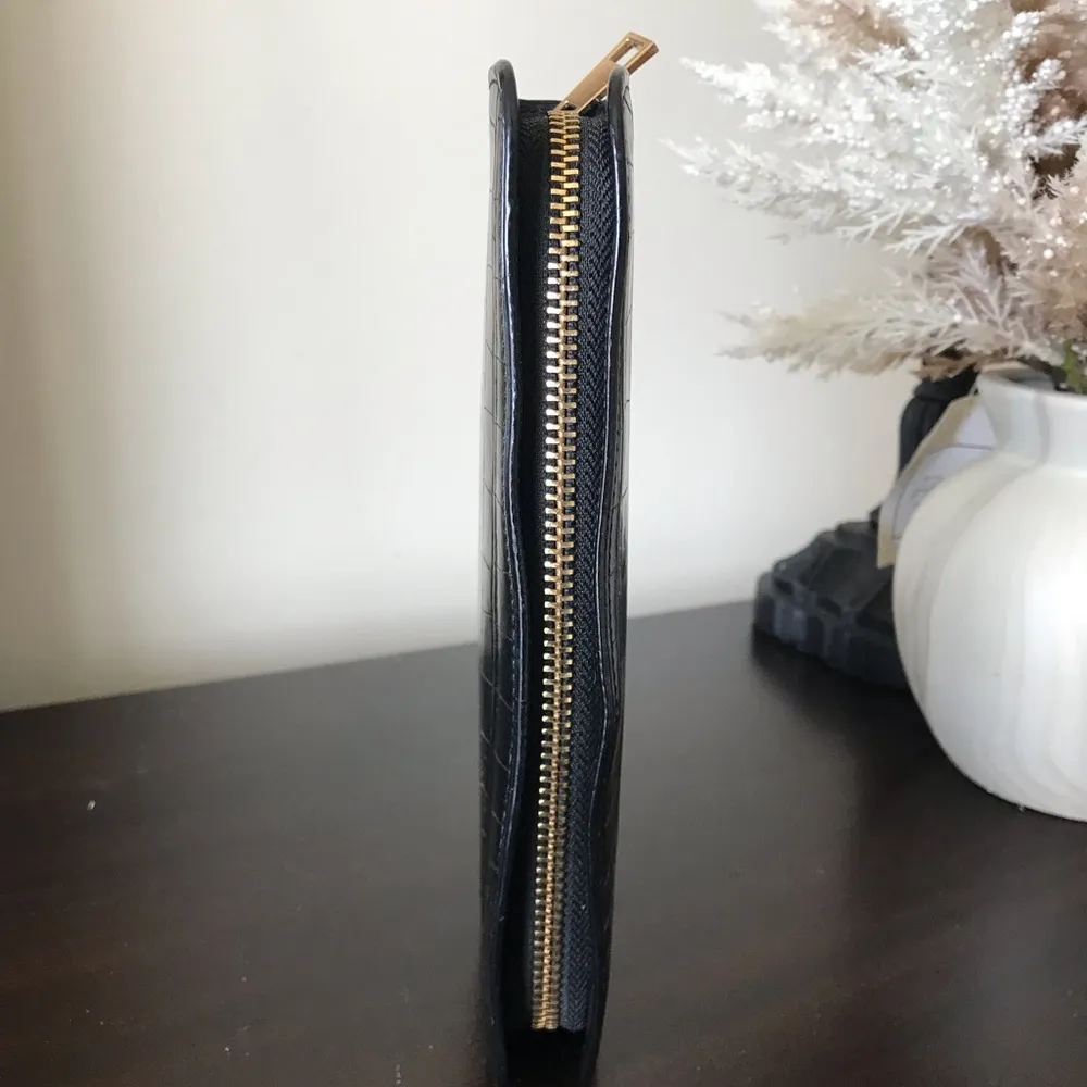 A New Day Croc Embossed Zip Around Continental Wallet - Image 6