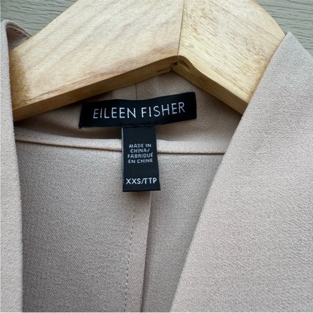 Eileen Fisher Belted Silk Vest - Image 5