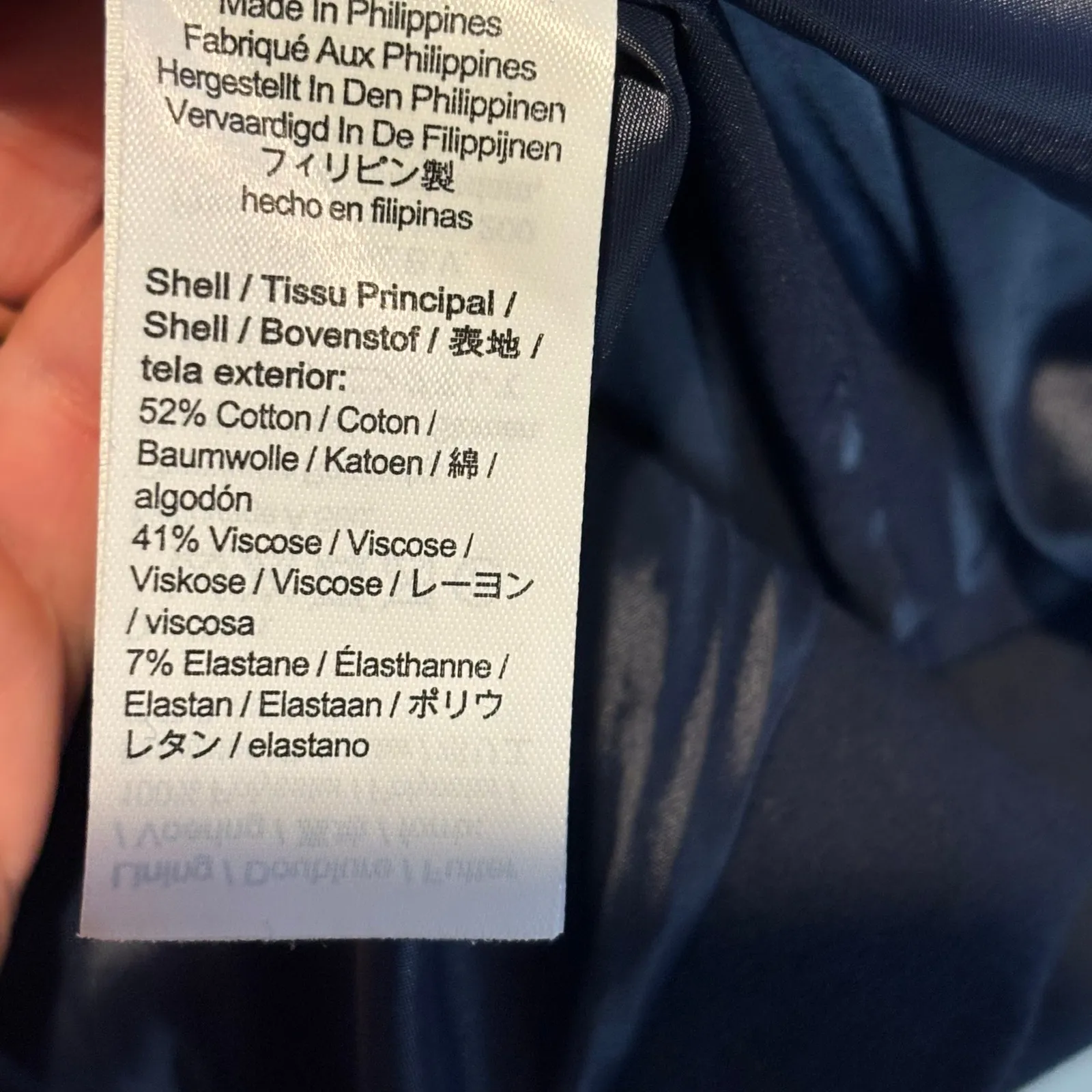 J. Crew Navy Devon Blazer in Bi-Stretch Cotton Blend - size 12 - Image 6