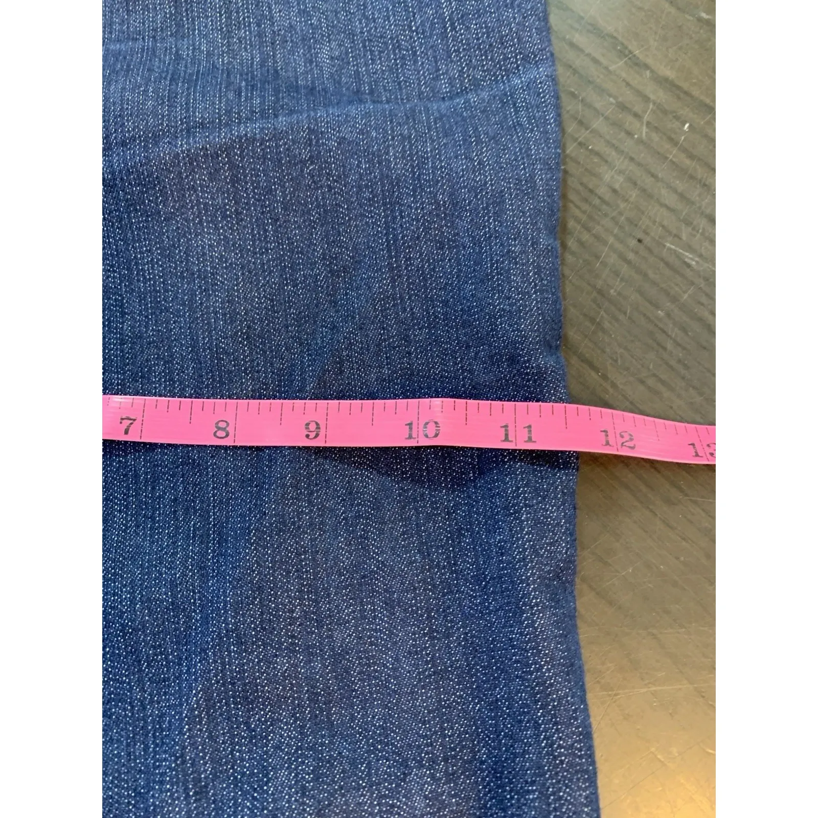 LL Bean Jeans Favorite Fit Straight Blue Denim Womens‎ Sz 16 Petite 16P Minimal - Image 14