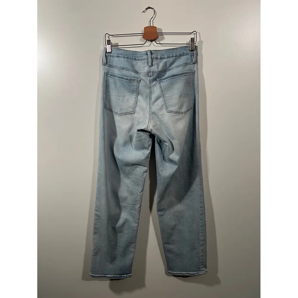 Athleta Sculptek Slim Straight Jeans - Agate Wash Size 8T Tall Long Inseam - Image 4