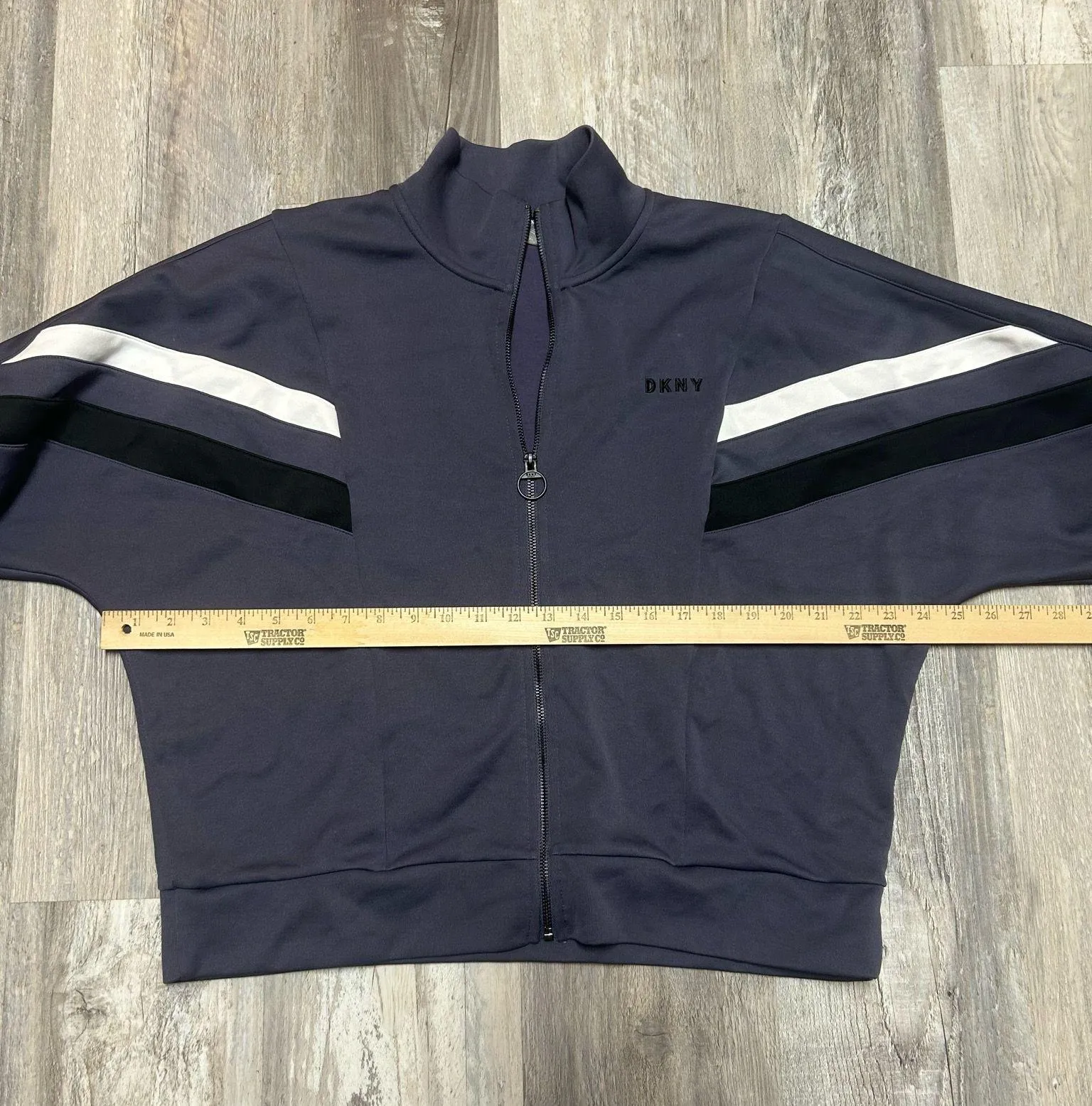 DKNY Sport Women’s Color Block Track Jacket Size XL - Image 2