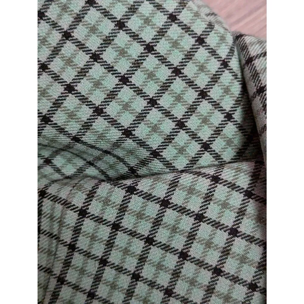 Wilfred plaid green mini skirt size 4 - Image 6