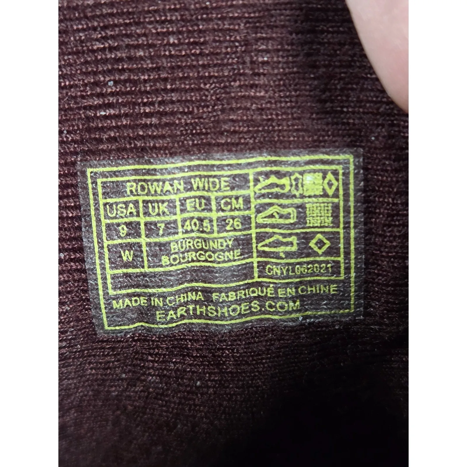 Earth Origins Burgundy Red Leather Lace Up Moto Boots Rowan Wide US 9 - Image 9