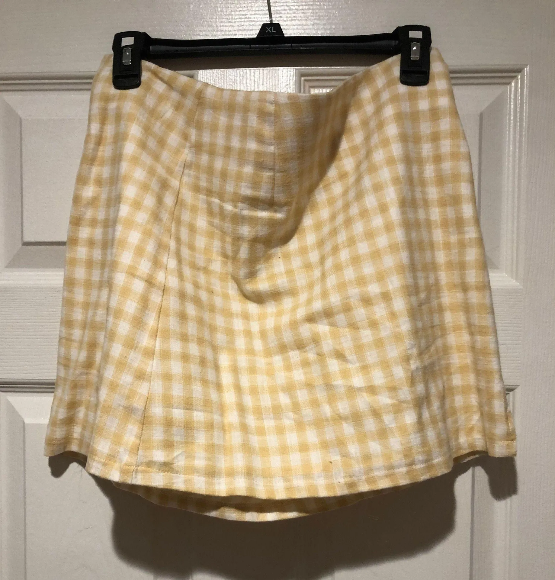 Yellow Gingham Skirt - Image 3