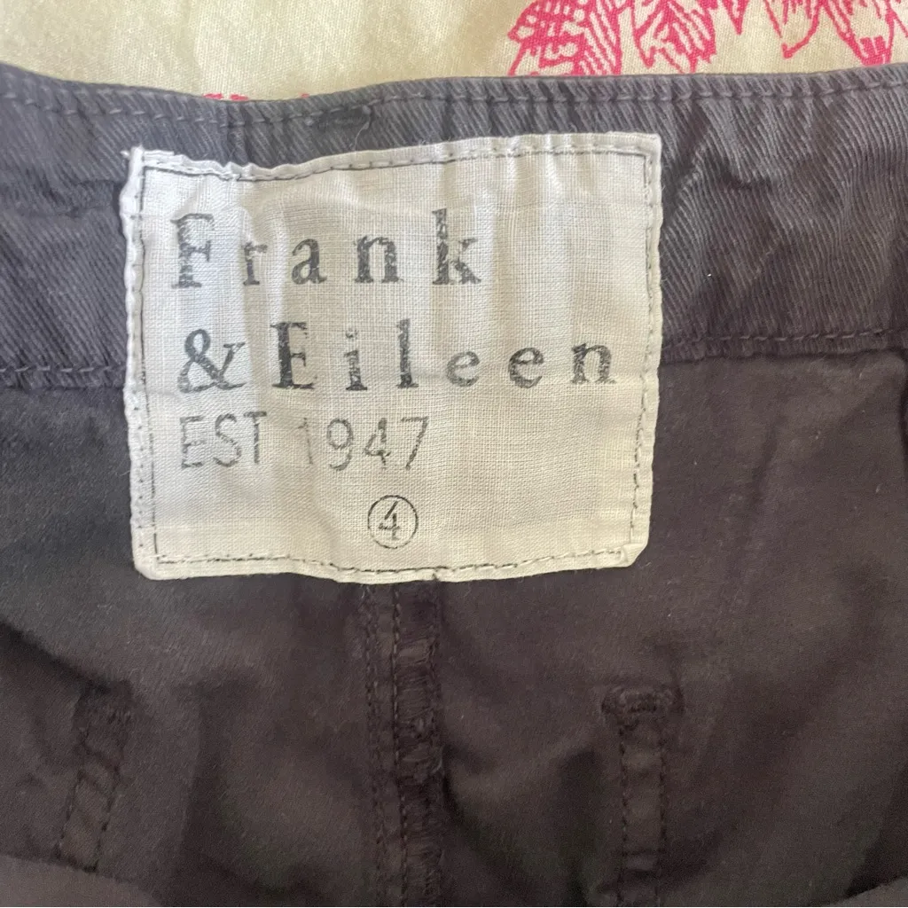 Frank & Eileen Blackstone The Italian Peach Twill Utility Pants in Size 4 - Image 6