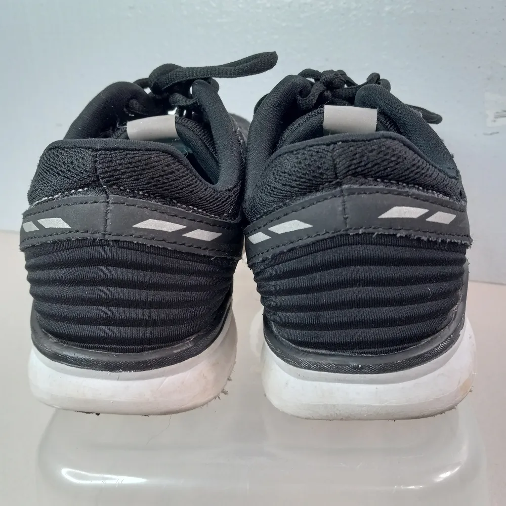 Champion Run 7 Lace Front Contrast Stitching FlexFoam Running Shoe In Black - Image 2