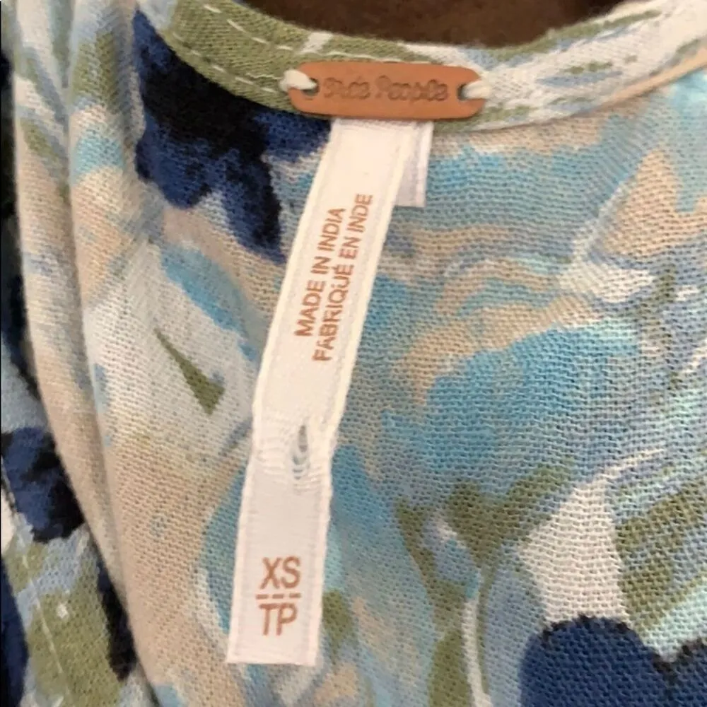 FREE PEOPLE MULBERRY KEYHOLE MAXI DRESS SIZE XS - Image 5