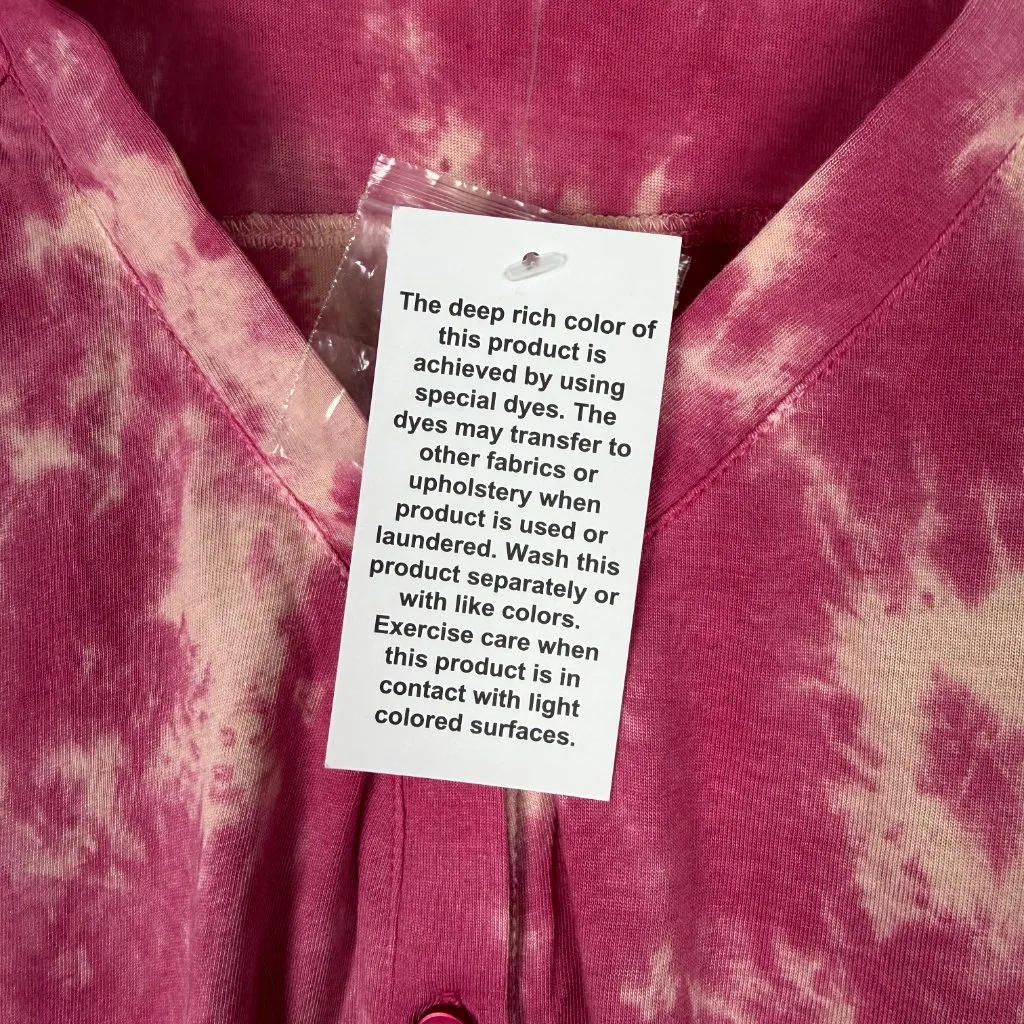 NWT LOGO by Lori Goldstein Marble Dye Cotton Modal Cardigan Size Medium M NEW - Image 5