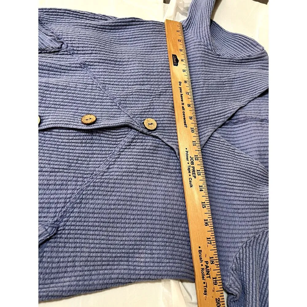 Fenini women's size medium sweater purple lagenlook, boho - Image 3