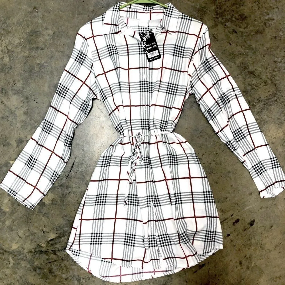 GM Plaid dress very light and comfortable Size undefined - Image 2