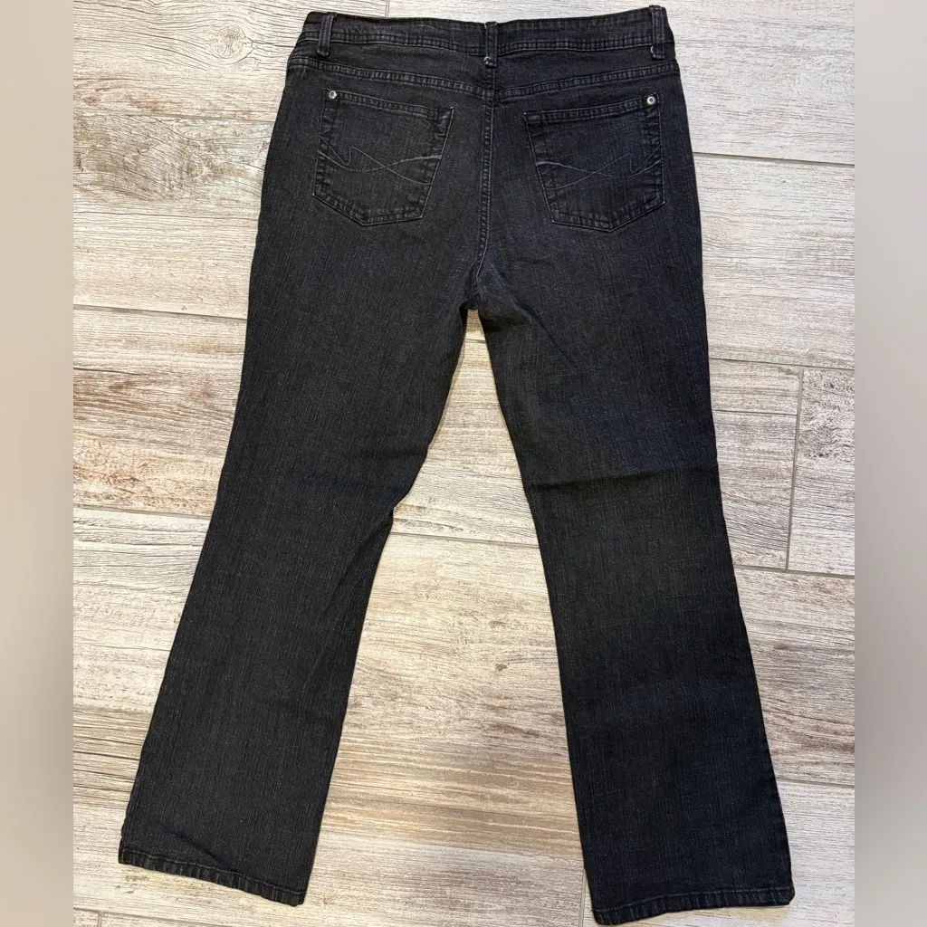 Faded Glory Black Low Rise Bootcut Jeans - Image 8