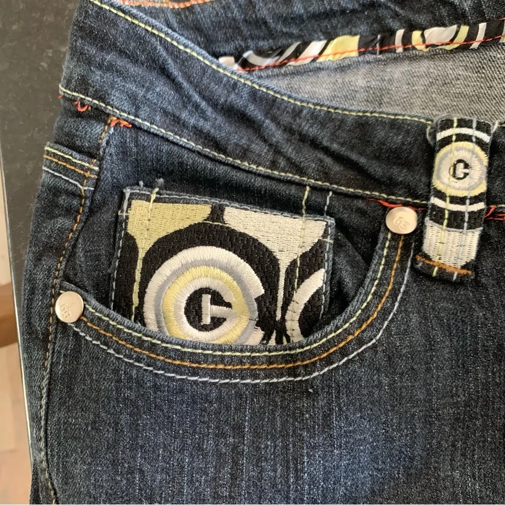 Vintage Coogi Dark Wash Women’s Embroidered Jeans Size 13/14 - Image 11