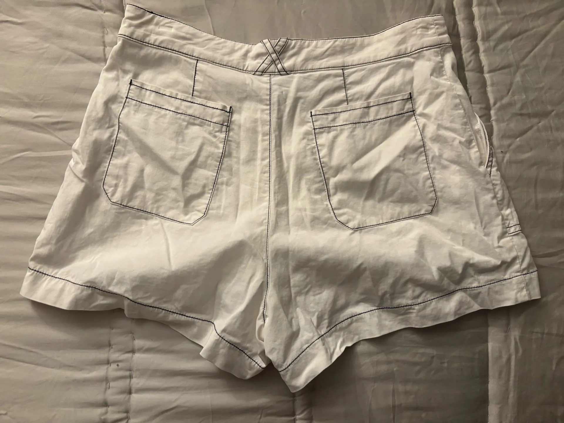 Greylin White Shorts - Image 5