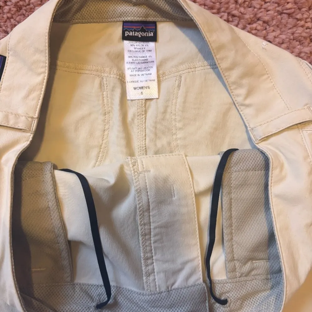 Patagonia Skirt Womens 6 Lightweight Outdoors Tennis Golf Hiking Ivory - Image 4