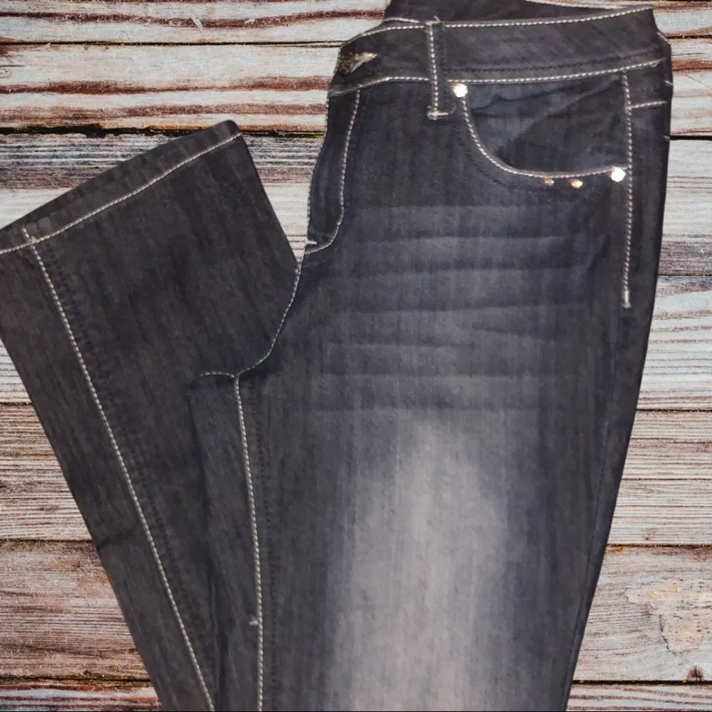 Earl jeans Like new! With rhinestone detai… Blue Size 10 - Image 7