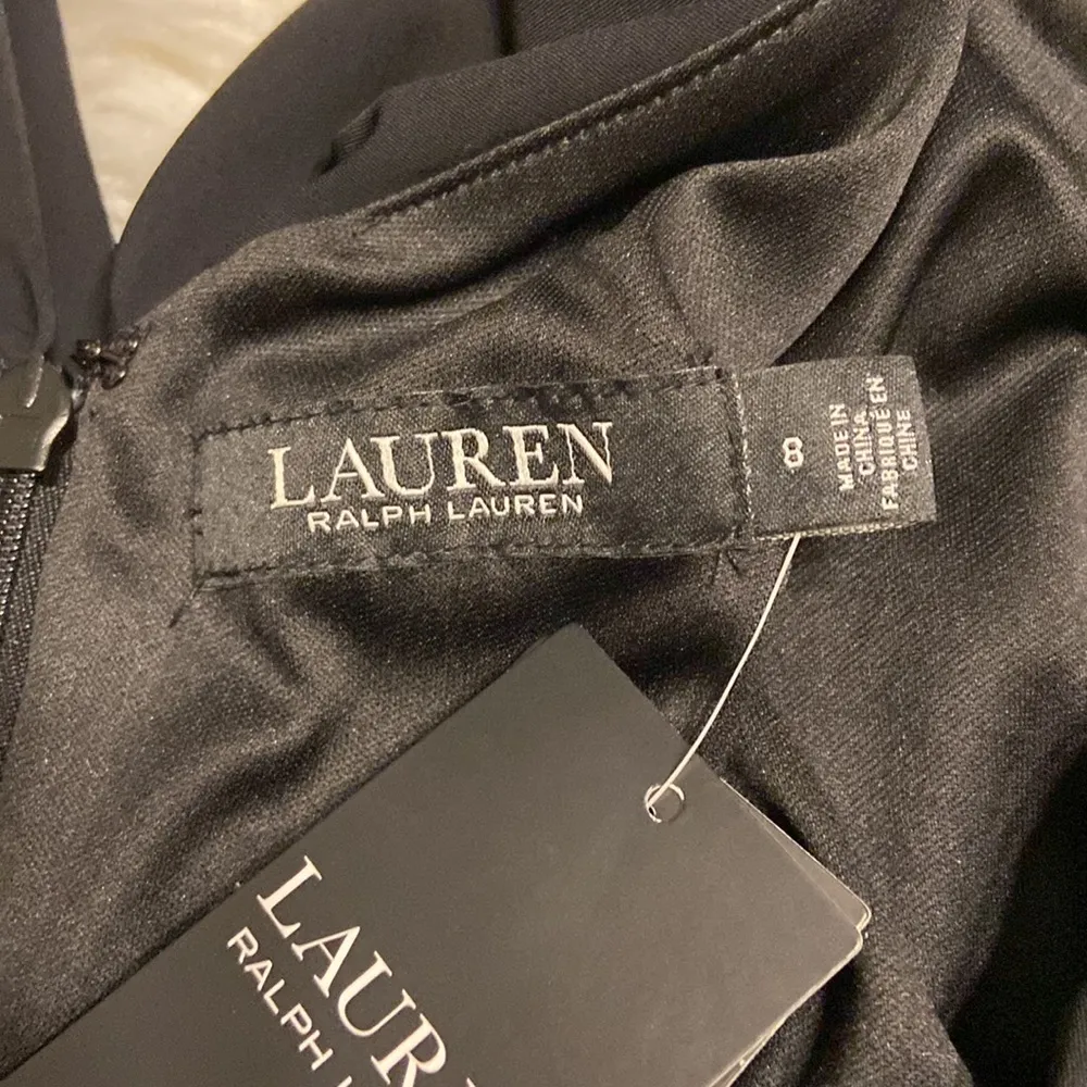 Ralph Lauren Dress so beautiful black color ,long 5.9” size 8 brand new with tag - Image 9