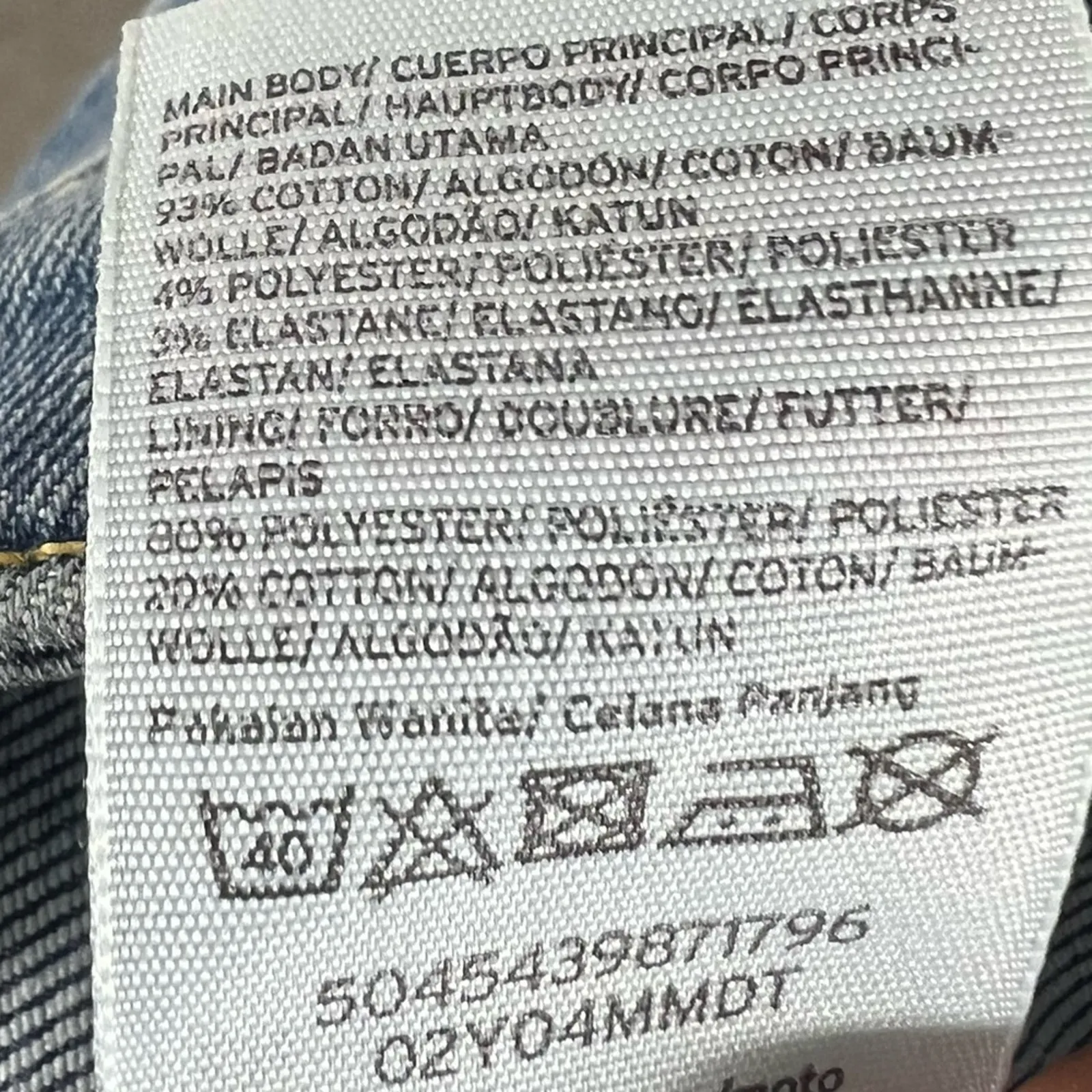 Topshop Jamie Skinny Jeans Womens 25 Distressed Medium Wash Stretch High Rise - Image 7