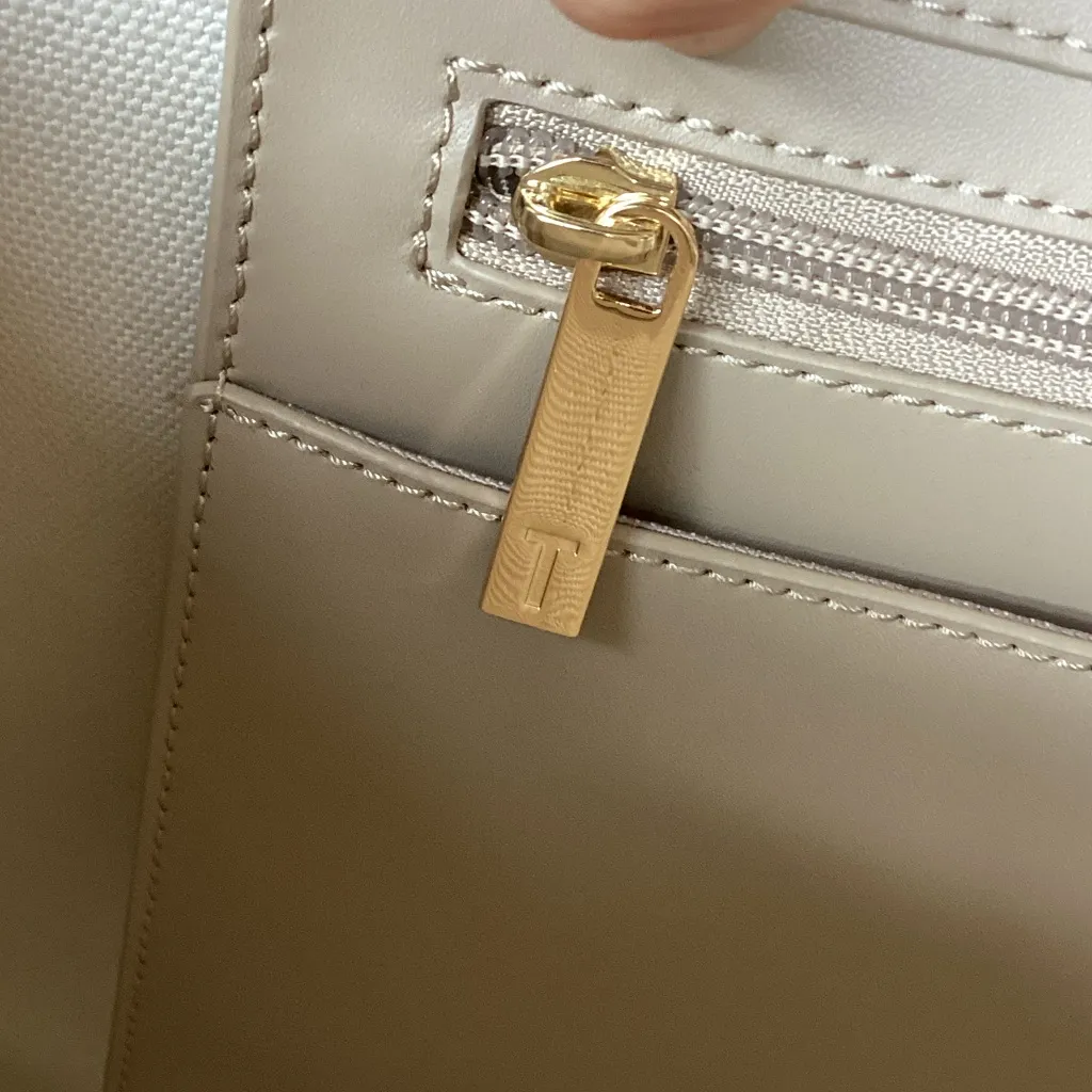 Ted Baker Ava Taupe Leather Tote - Image 8