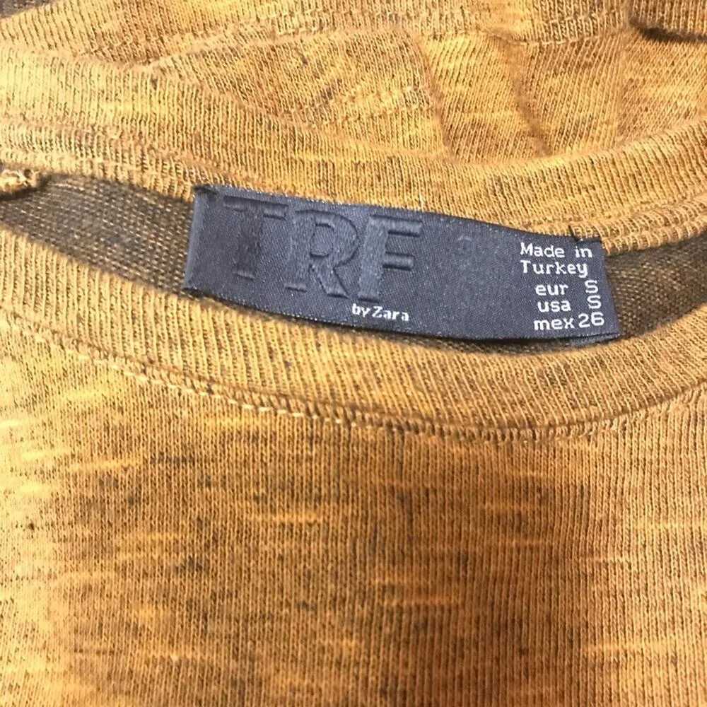 Women’s TRF by Zara orange long sleeve Blouse - Image 2