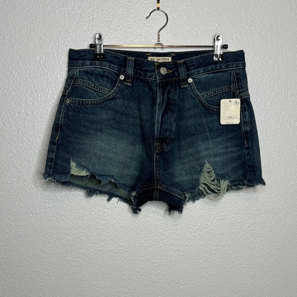 NWT Free People We The Free Now or Never Denim Shorts 26” Waist - Image 3