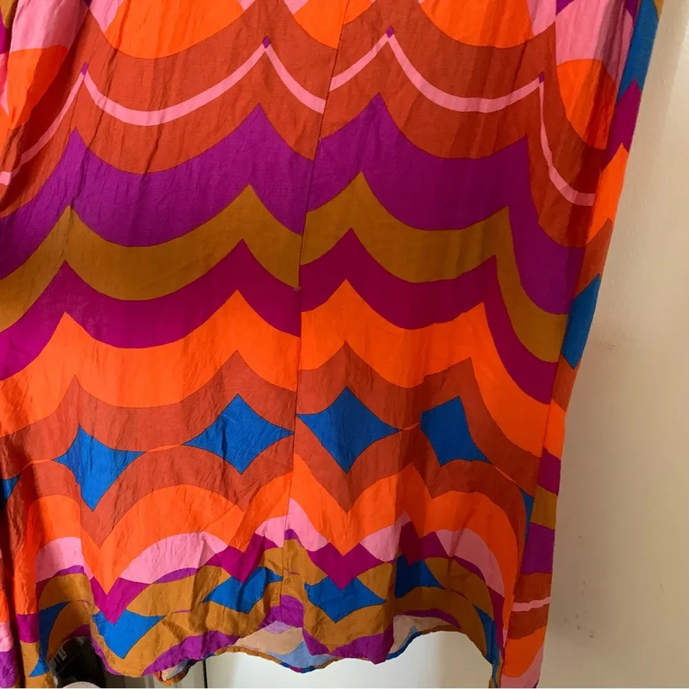 ☀️ Multi color retro style dress Size M - Image 4