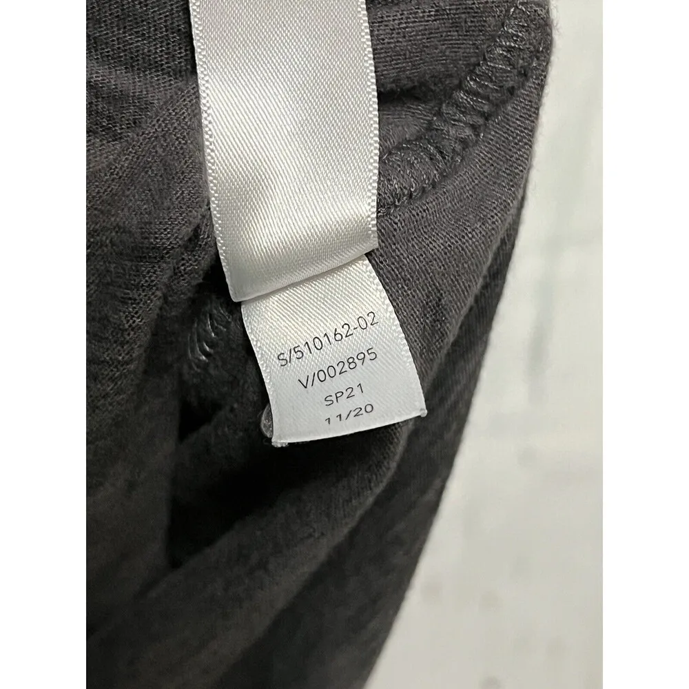 Athleta Womens Organic Daily Camo Short Sleeve Crew Tee - Black / Size Large - Image 3