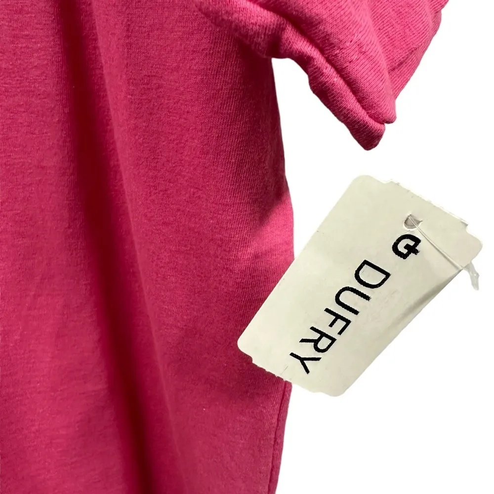 Caribbean Cozumel Mexico Pink Embroidered Dolphin Souvenir Tee Tshirt Womens XL - Image 8