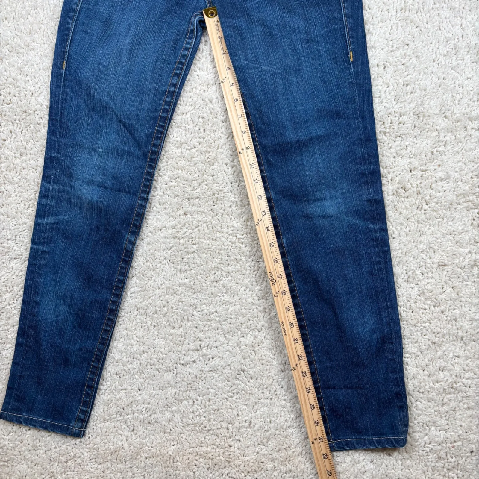 True Religion Womens Jeans Dark Wash Bootcut Size 27 Made in USA - Image 6