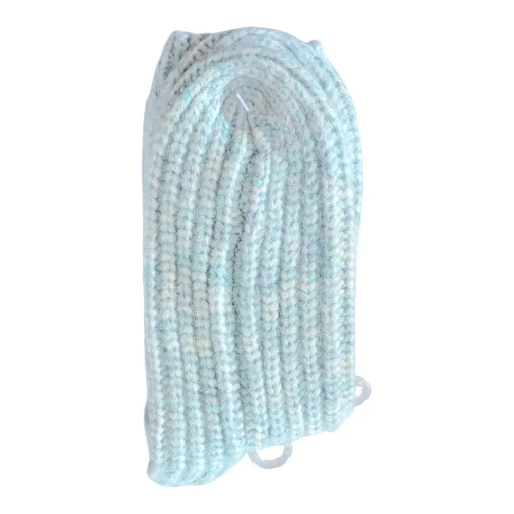 LEMON Chunky Knit Sweater Socks Pink & Mint One Size NEW - Image 6